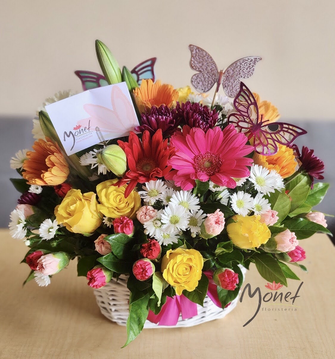canasta de Flores