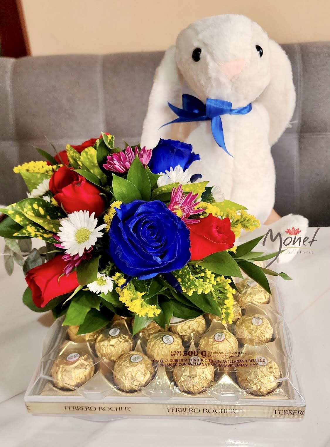chocolates con peluche