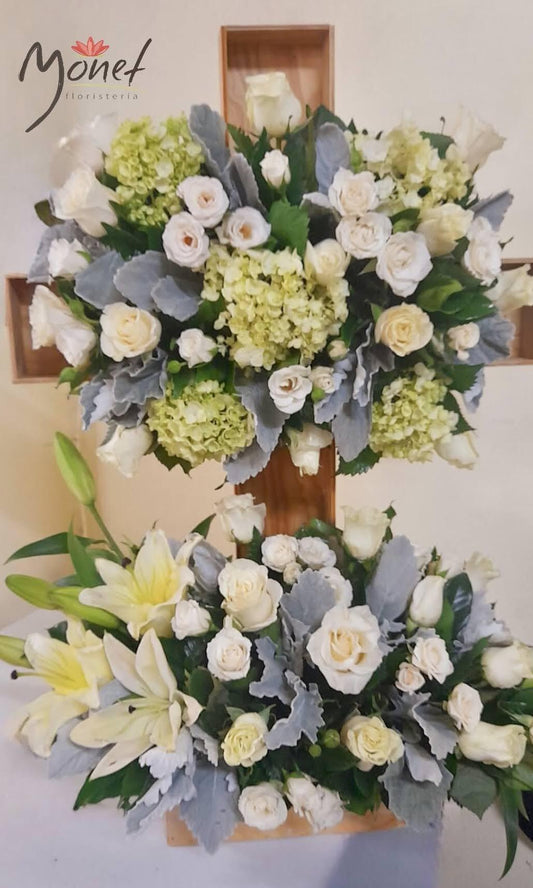 Arreglo de Hortensias, Lirios y Rosas
