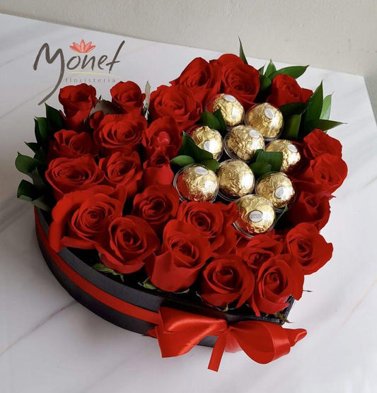 Cubeta con Rosas