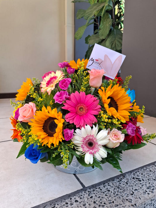 Arreglo primaveral en base