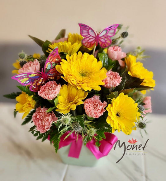 Arreglo Floral con Gerberas