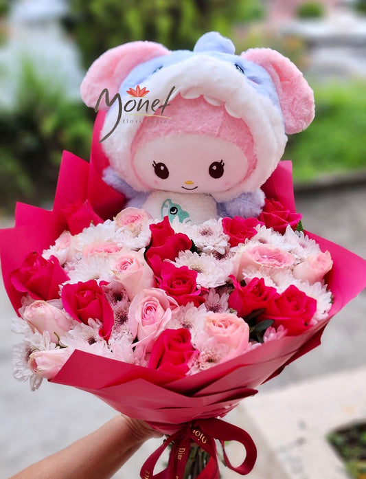 Ramillete con peluche