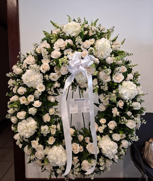 Corona llena de Flores